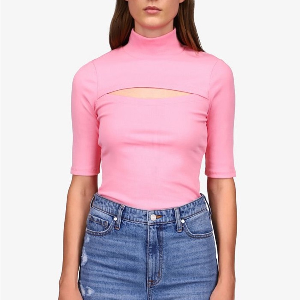 NWT Sanctuary Flirtatious Ways Cut Out Top Size S
